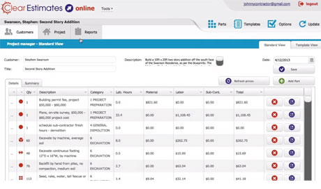 Download Clear Estimates - Construction Estimating Software