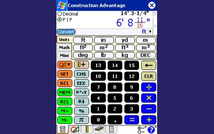 Download Construction Advantage Calculator 2.0