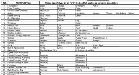 Download Construction Bid Sheet Template for FREE