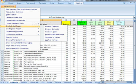 Excel Construction Cost Estimation Template - Download