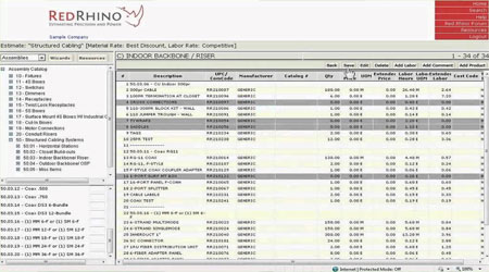 Download Red Rhino Electrical Estimating Software