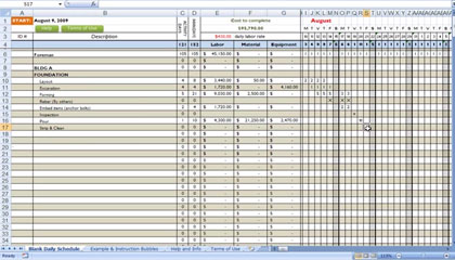 Download Cost Estimating Sheet