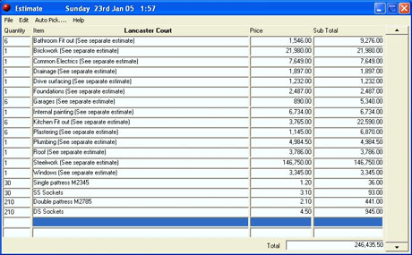 Itemized Quote Template from www.constructupdate.com