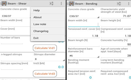 Download Reinforced Concrete Calculator FREE