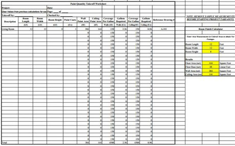 Download Free Excel Based Residential Construction Estimating Template
