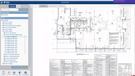 stack estimating construction software takeoff estimate highly detailed turn digital into technologies copyright