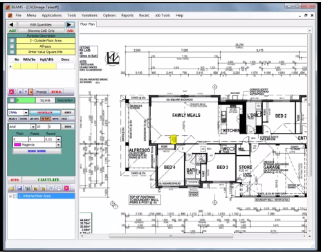 BEAMS Double Brick Estimate in 30 mins