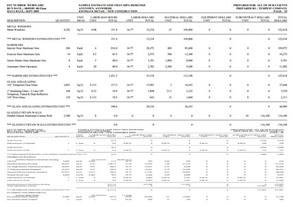 Download Construction Bid Estimate Template Free