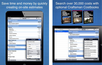 estimator construction cost app features main constructupdate