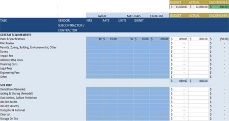 Construction Estimate Template FREE Download