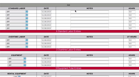 Construction Estimating System