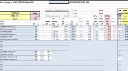 Download Kitchen Estimating Software free