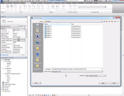 How to Insert Point Clouds in Revit 2015