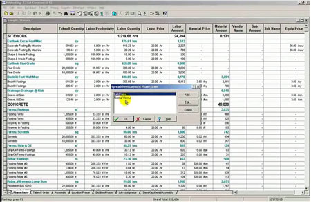 Sage Estimating: Demo for SpreadsheetLayouts 