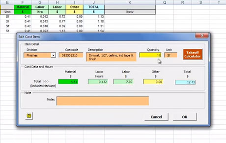 Construction Takeoff Calculator Download