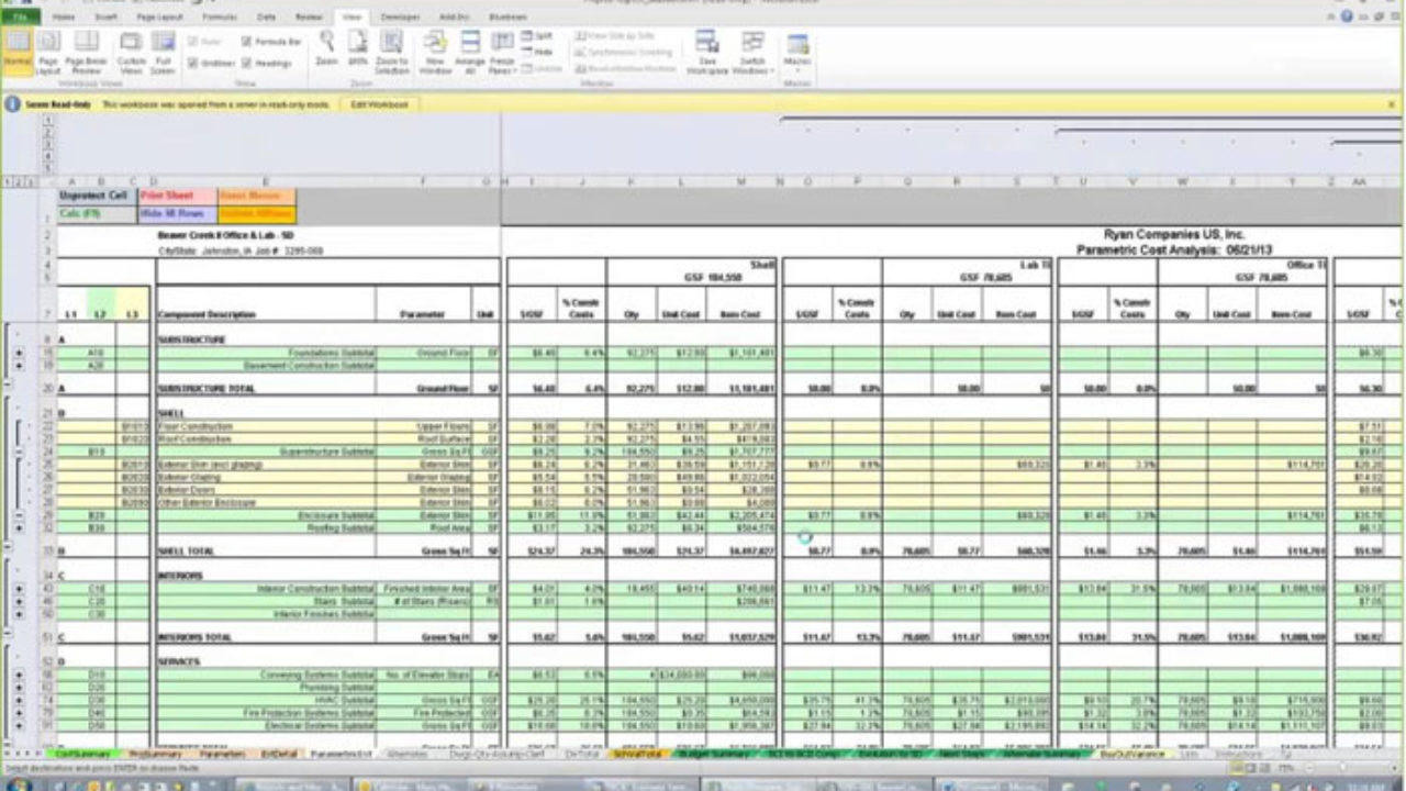 free construction estimate template excel