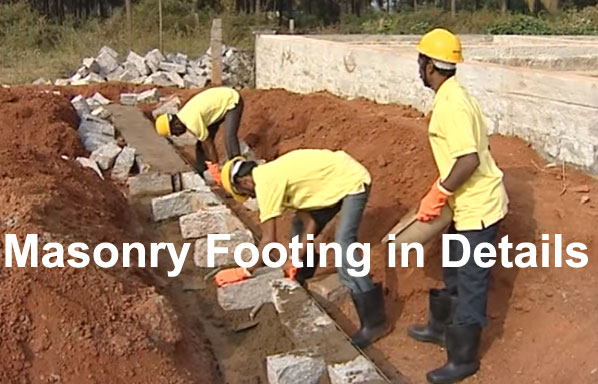 Stone Masonry footing