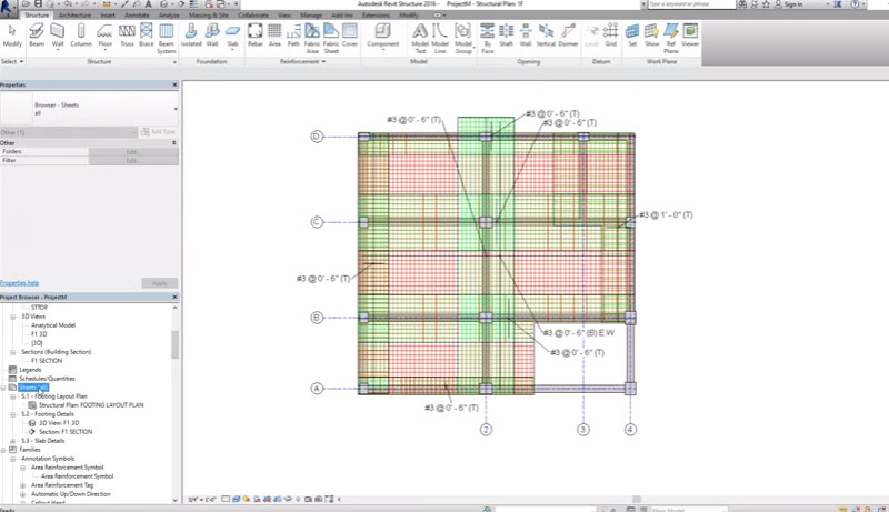 How to work on Slab Detailing & Arranging Viewport in Autodesk Revit Structure