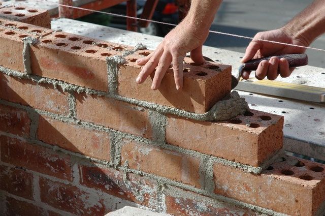 building with bricks