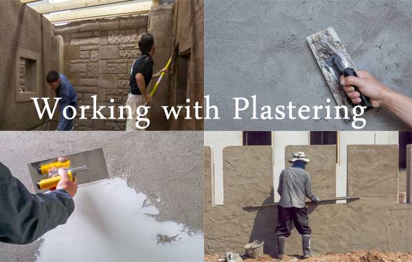 plastering