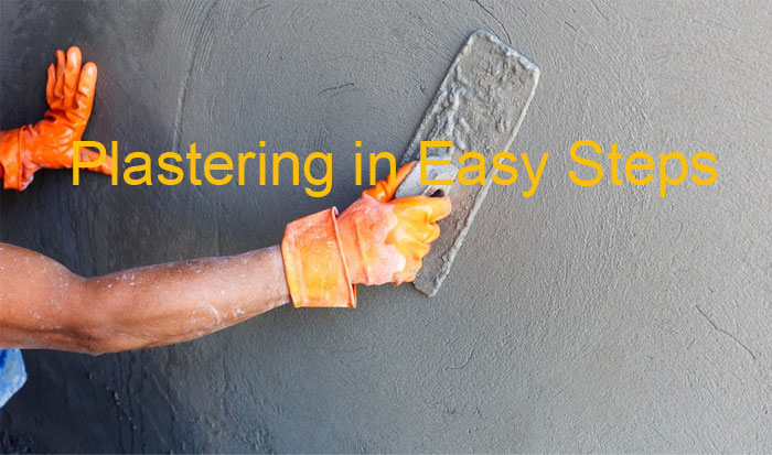 Plastering in easy steps