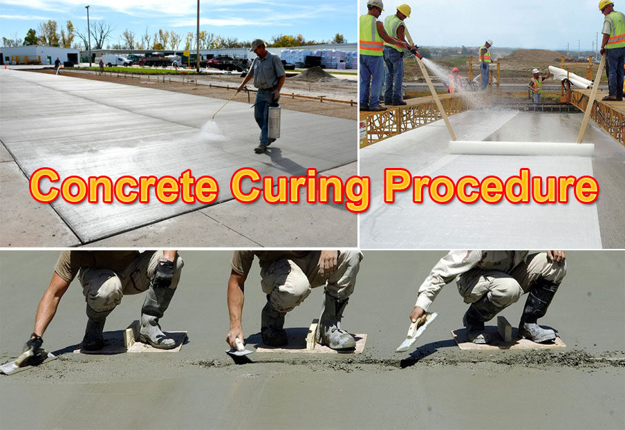 Concrete curing process
