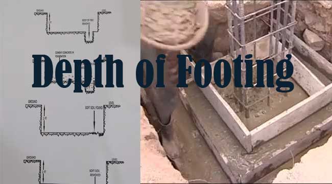 depth of footing