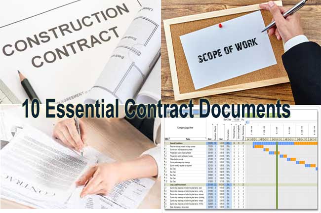 construction contract documents