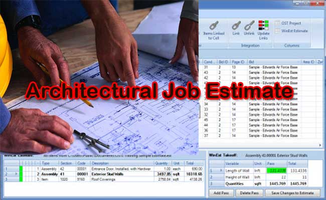 architectural service estimate