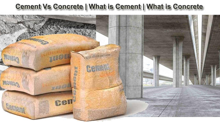 cement vs concrete