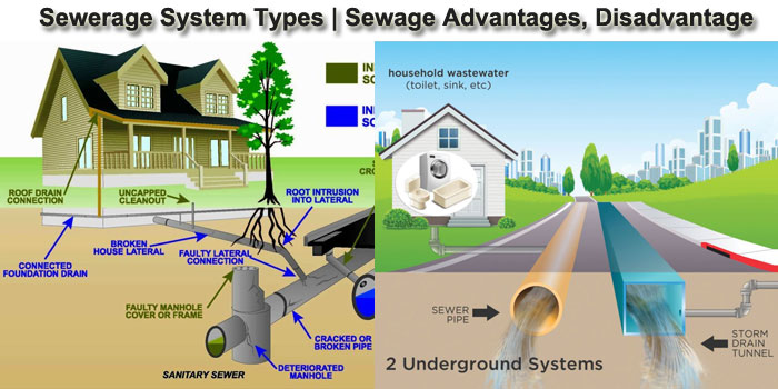 sewerage system types