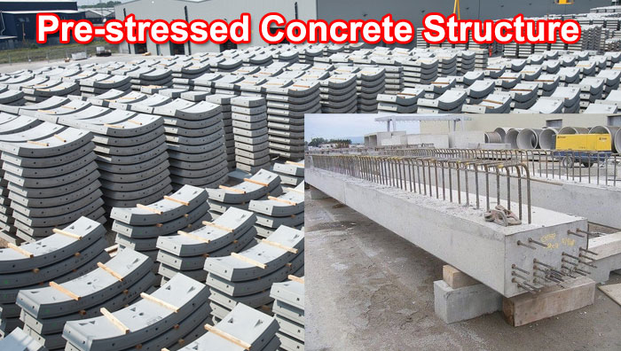 pre-stressed concrete uses