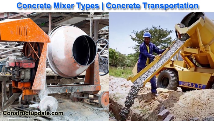 concrete mixer types