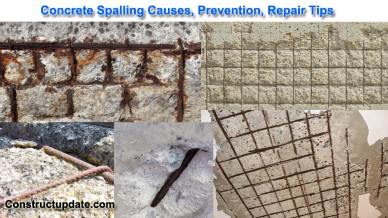 Concrete Spalling Causes, Prevention, and Repairing Methods -  ConstructUpdate.com