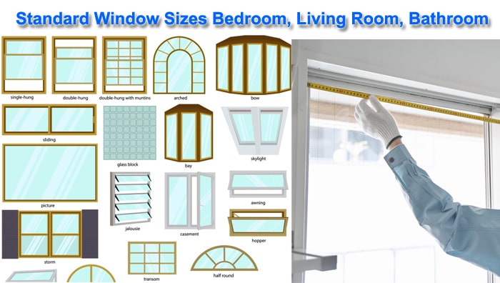 standard window sizes