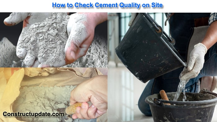 how to check cement quality