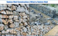 gabion wall construction