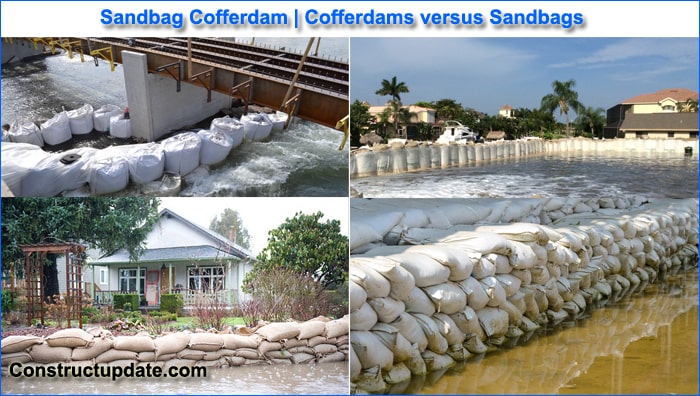 sandbag cofferdam