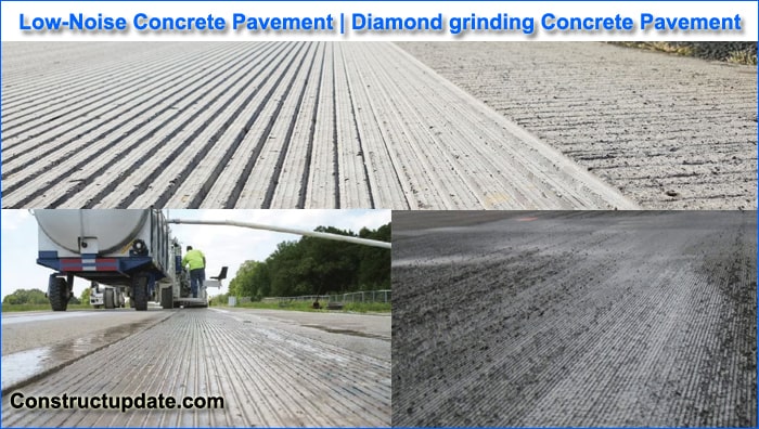 low noise concrete pavement