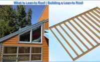 lean-to roof structure