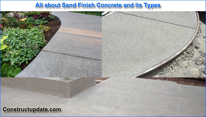 sand finished concrete