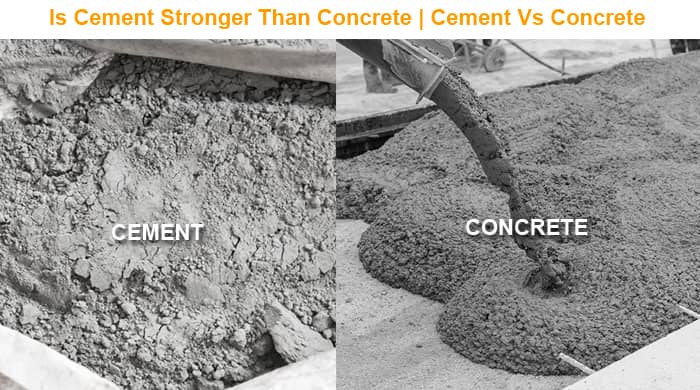 cement vs concrete