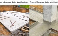 concrete slab and footing