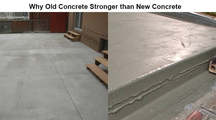 Old vs new concrete