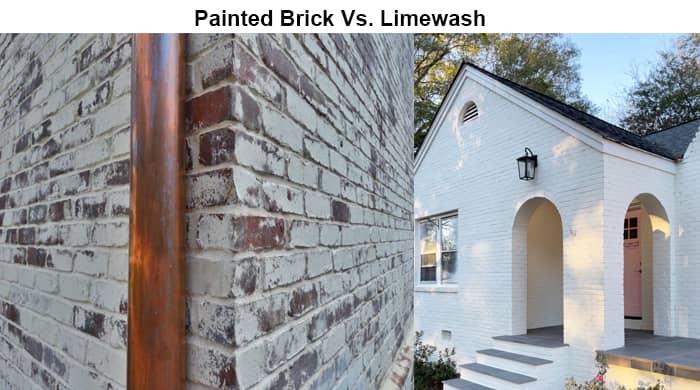 painted vs limewash bricks