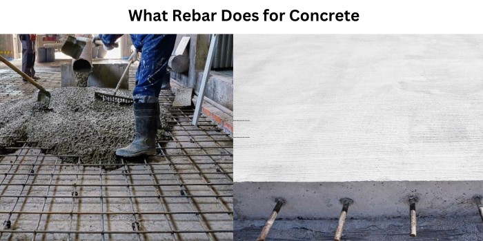 rebar adds strength to concrete
