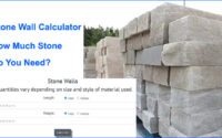 stone wall calculator